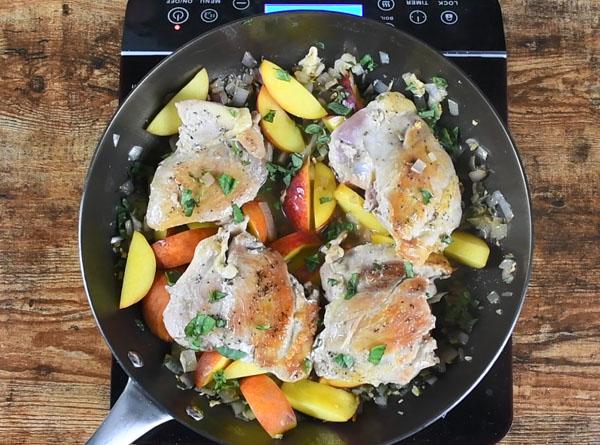 Savory Peach & Chicken Skillet - Step 7